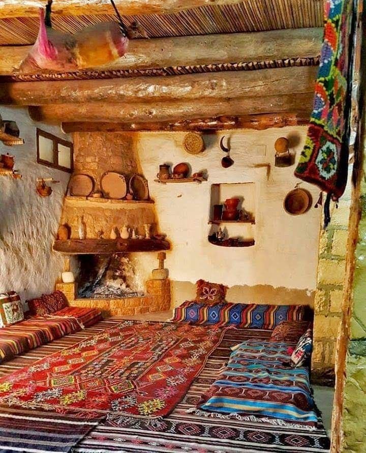 Traditional Afghan architecture in a restored historic building used as accommodation